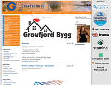 Tablet Screenshot of grovfjord.net